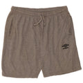 Umbro Mens Sport Shorts XL Grey Flecked Cotton