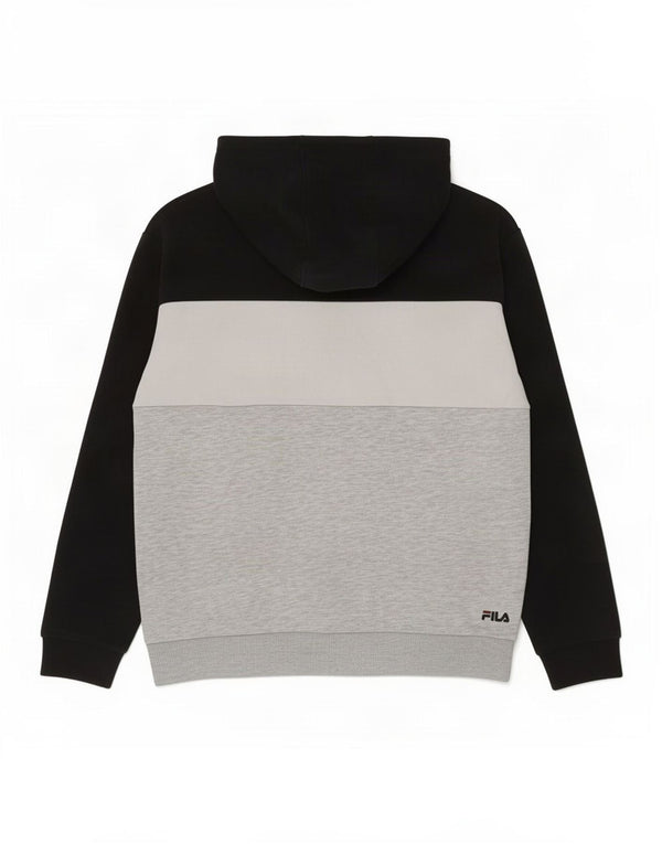 Fila Womens Graphic Hoodie Jumper UK 14 Medium Multicoloured Colourblock