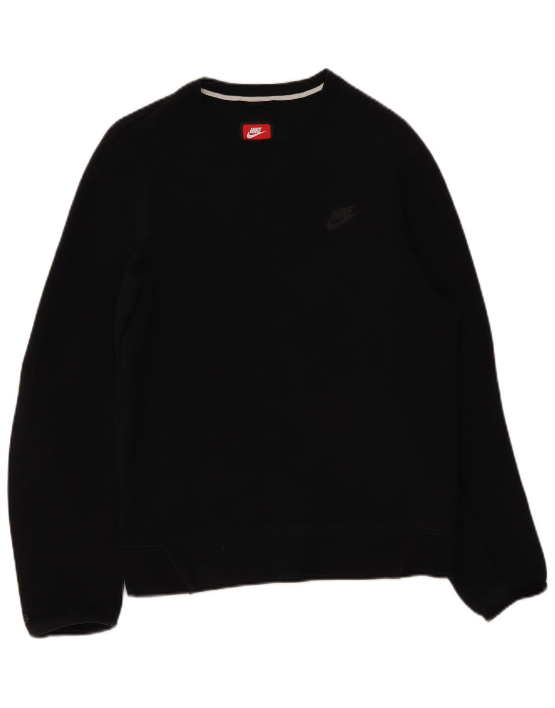Nike Mens Sweatshirt Jumper Small Black Cotton