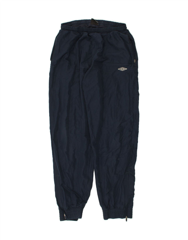 UMBRO Mens Tracksuit Trousers Medium Navy Blue Polyester | Vintage Umbro | Thrift | Second-Hand Umbro | Used Clothing | Messina Hembry 