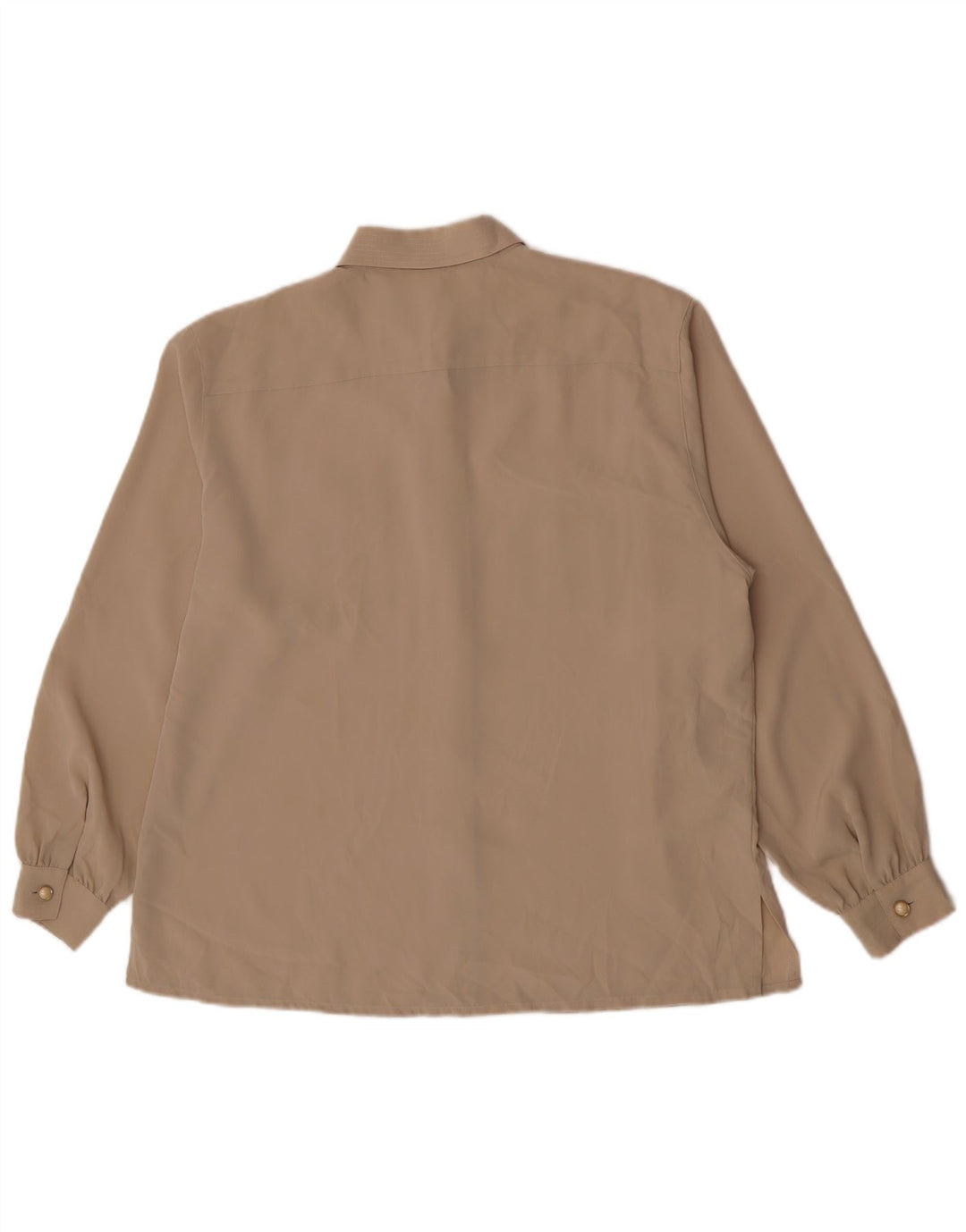 Michele Boyard Womens Oversized Shirt Blouse IT 42 Medium Khaki Polyester