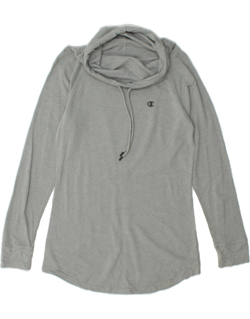 CHAMPION Mens Roll Neck Top Long Sleeve Small Grey Polyester Vintage Champion and Second-Hand Champion from Messina Hembry 