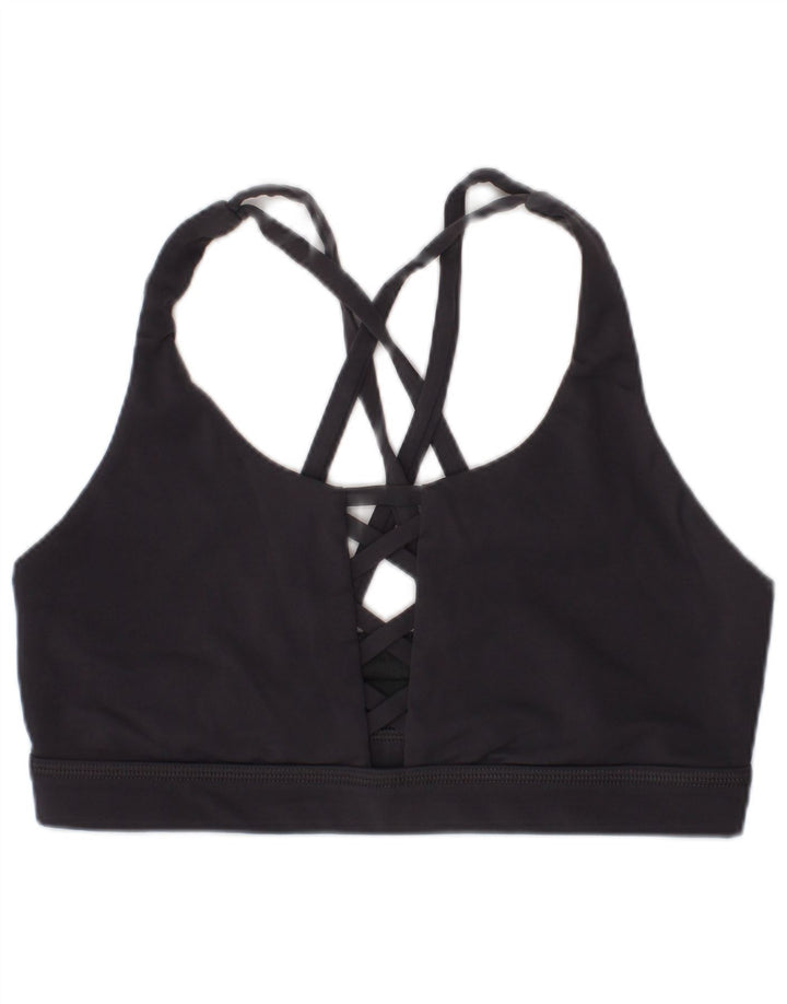 Lululemon Womens Sport Bra Top US 6 Medium Black Sports