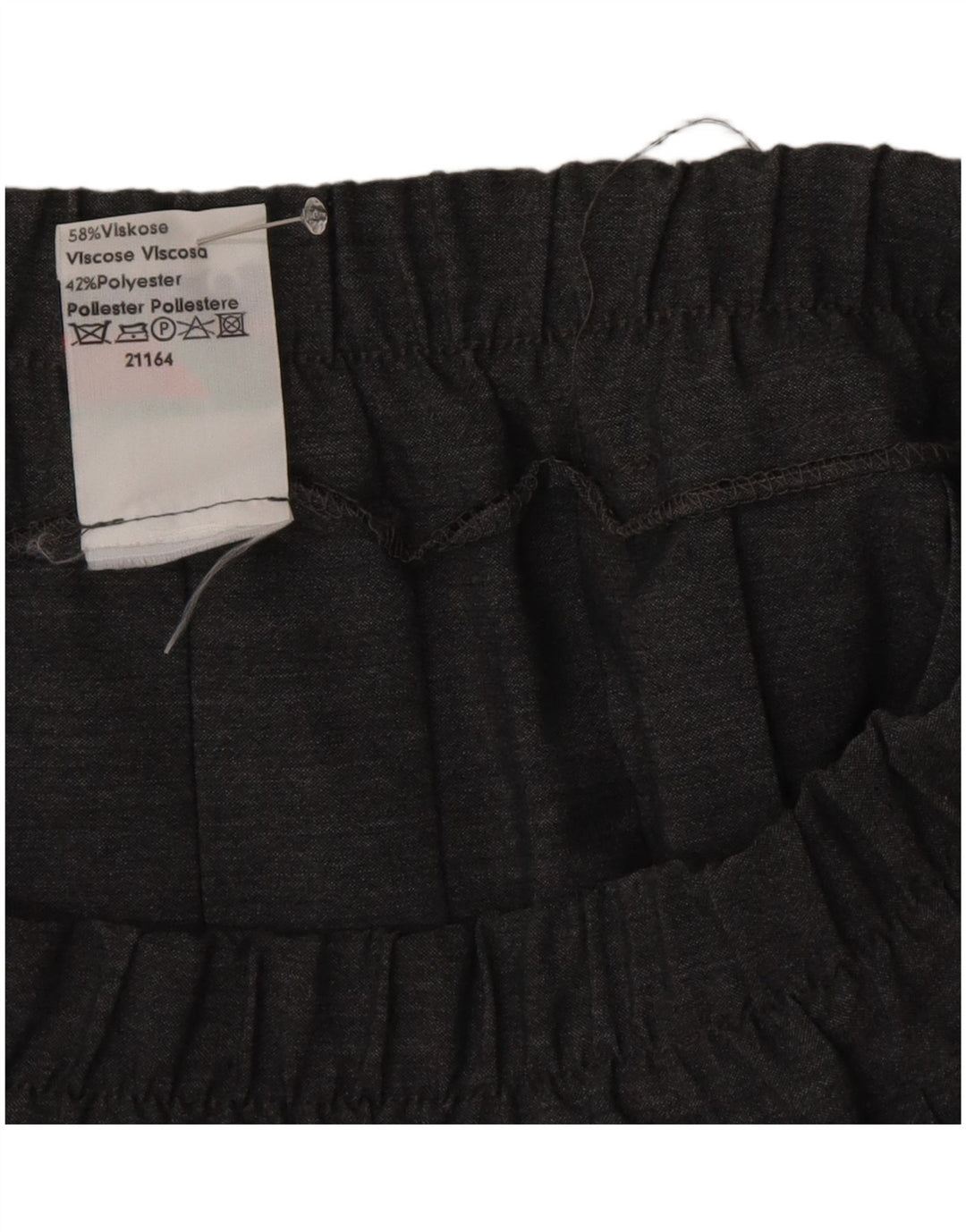 Ecco Womens Knife Pleated Skirt EU 42 Large W32 Grey Viscose