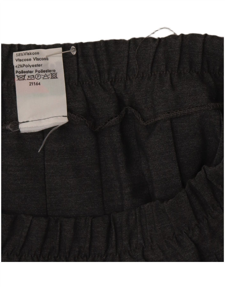 Ecco Womens Knife Pleated Skirt EU 42 Large W32 Grey Viscose