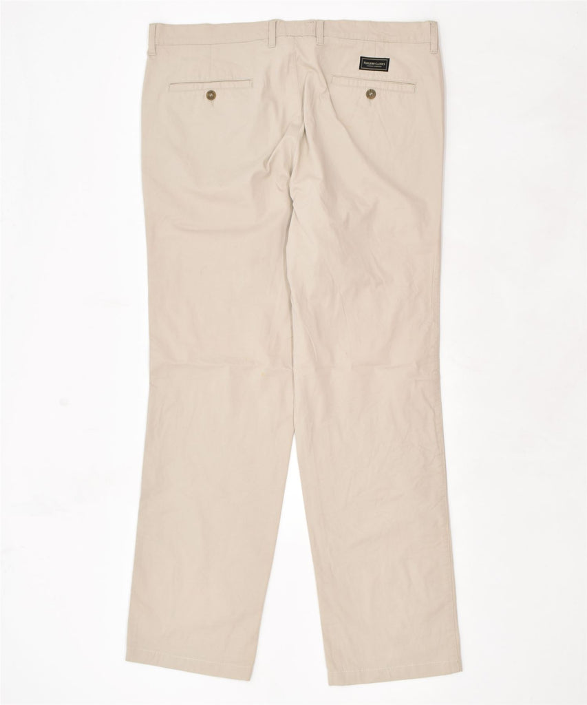 MARLBORO CLASSICS Mens Straight Casual Trousers W38 L31 Beige Cotton | Vintage | Thrift | Second-Hand | Used Clothing | Messina Hembry 