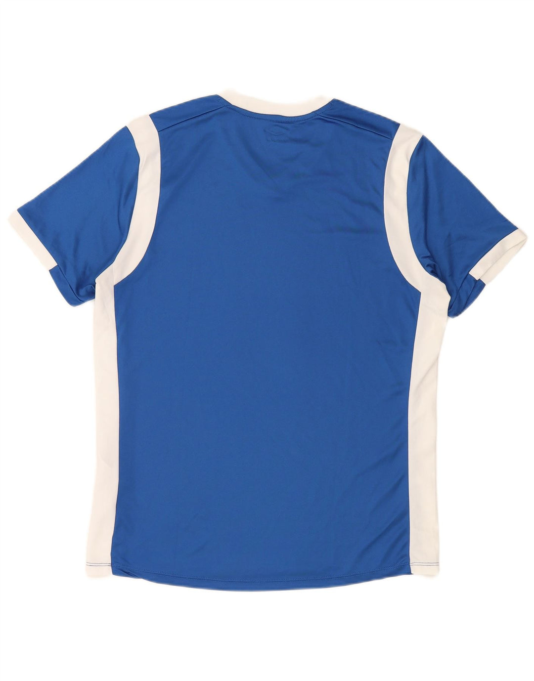 Umbro Mens T-Shirt Top Large Blue Colourblock Polyester