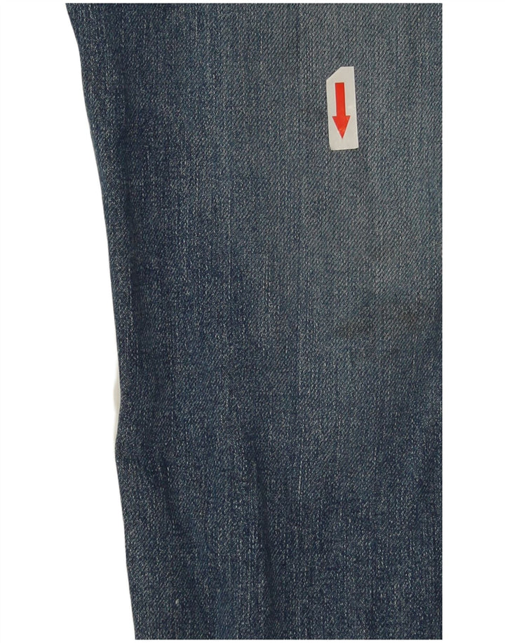 Levi's Mens 502 Tapered Jeans W34 L32 Blue Cotton