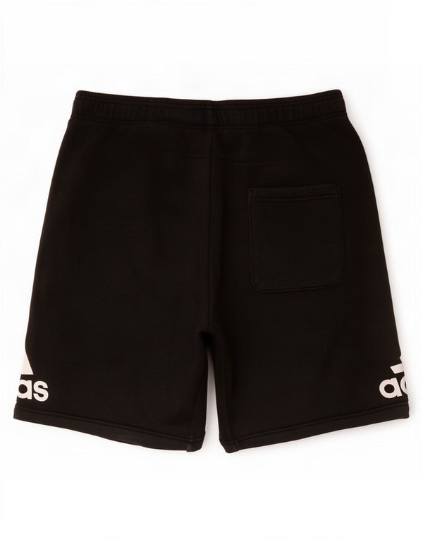Adidas Mens Graphic Sport Shorts Medium Black Cotton