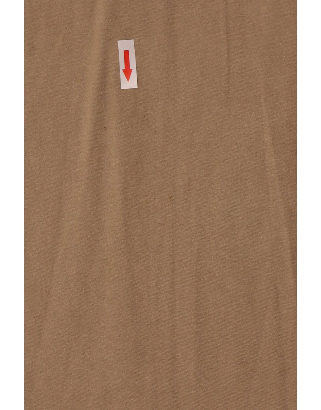 Nike Mens Athletic Cut Graphic T-Shirt Top Large Beige Cotton