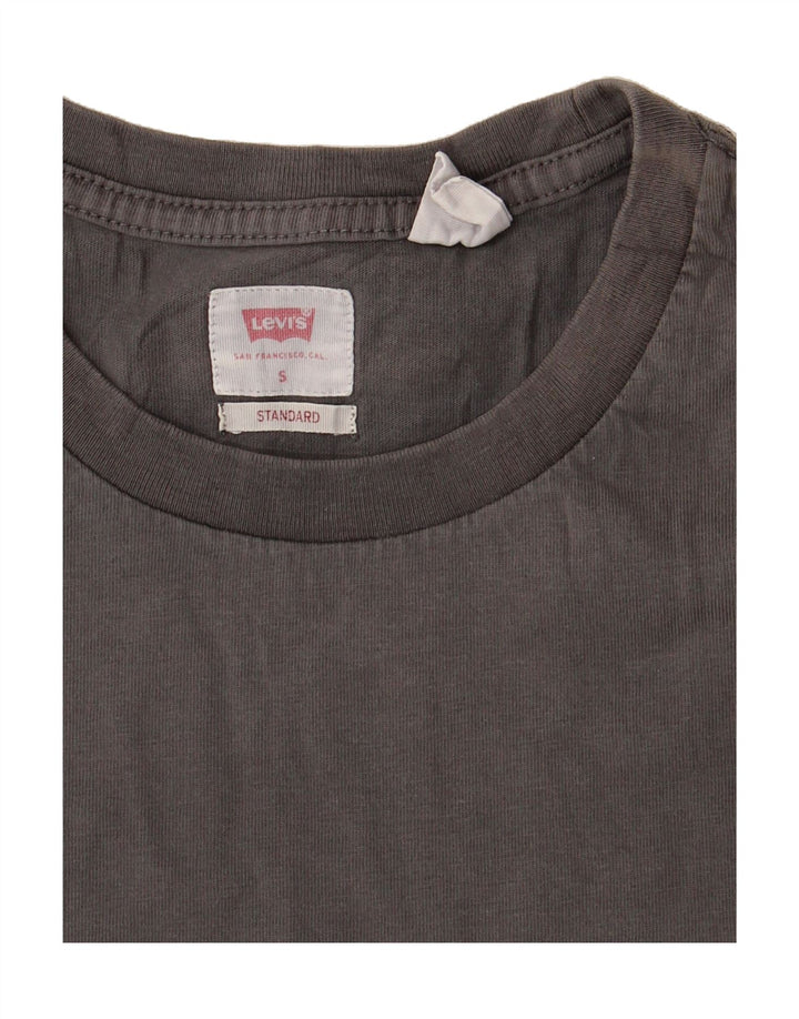 LEVI'S Mens Standard T-Shirt Top Small Grey Cotton Vintage Levi's and Second-Hand Levi's from Messina Hembry 
