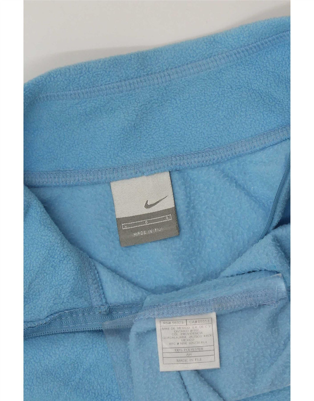 Nike Womens Fleece Gilet UK 14 Large Blue Polyester