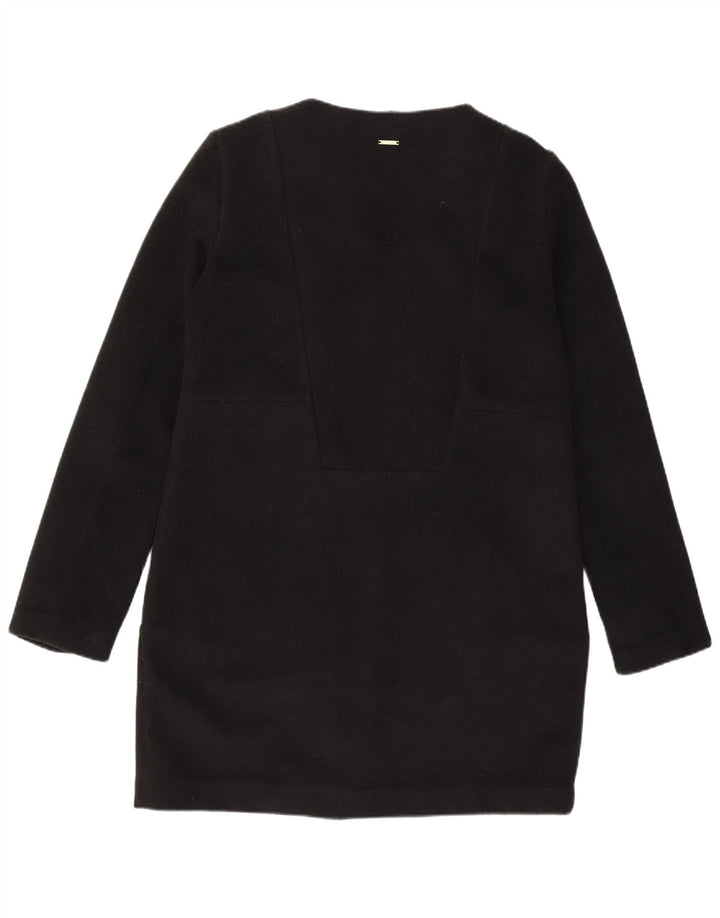 Gas Womens Overcoat IT 42 Medium Black