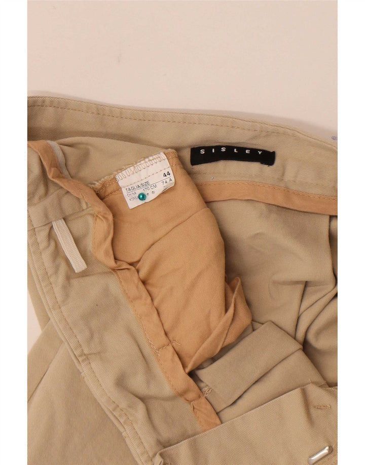 Sisley Womens A-Line Skirt IT 44 Medium W32  Beige Classic