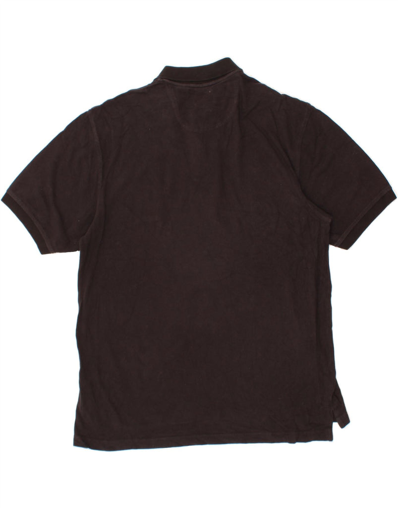 IZOD Mens Polo Shirt Large Black Cotton Vintage Izod and Second-Hand Izod from Messina Hembry 