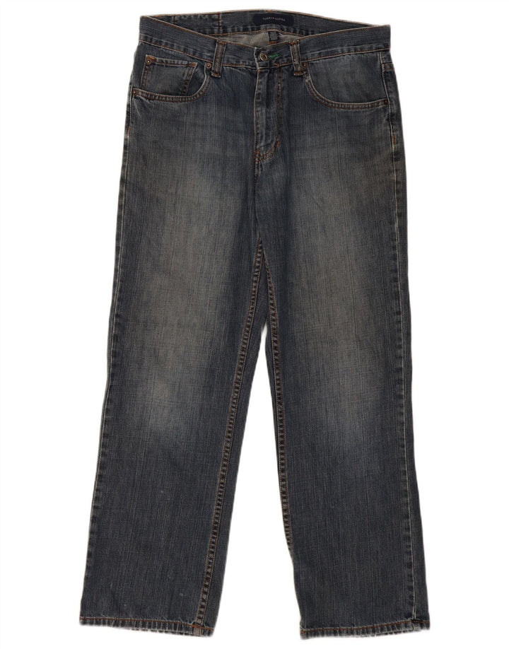 TOMMY HILFIGER Mens Straight Jeans W32 L30  Blue Cotton