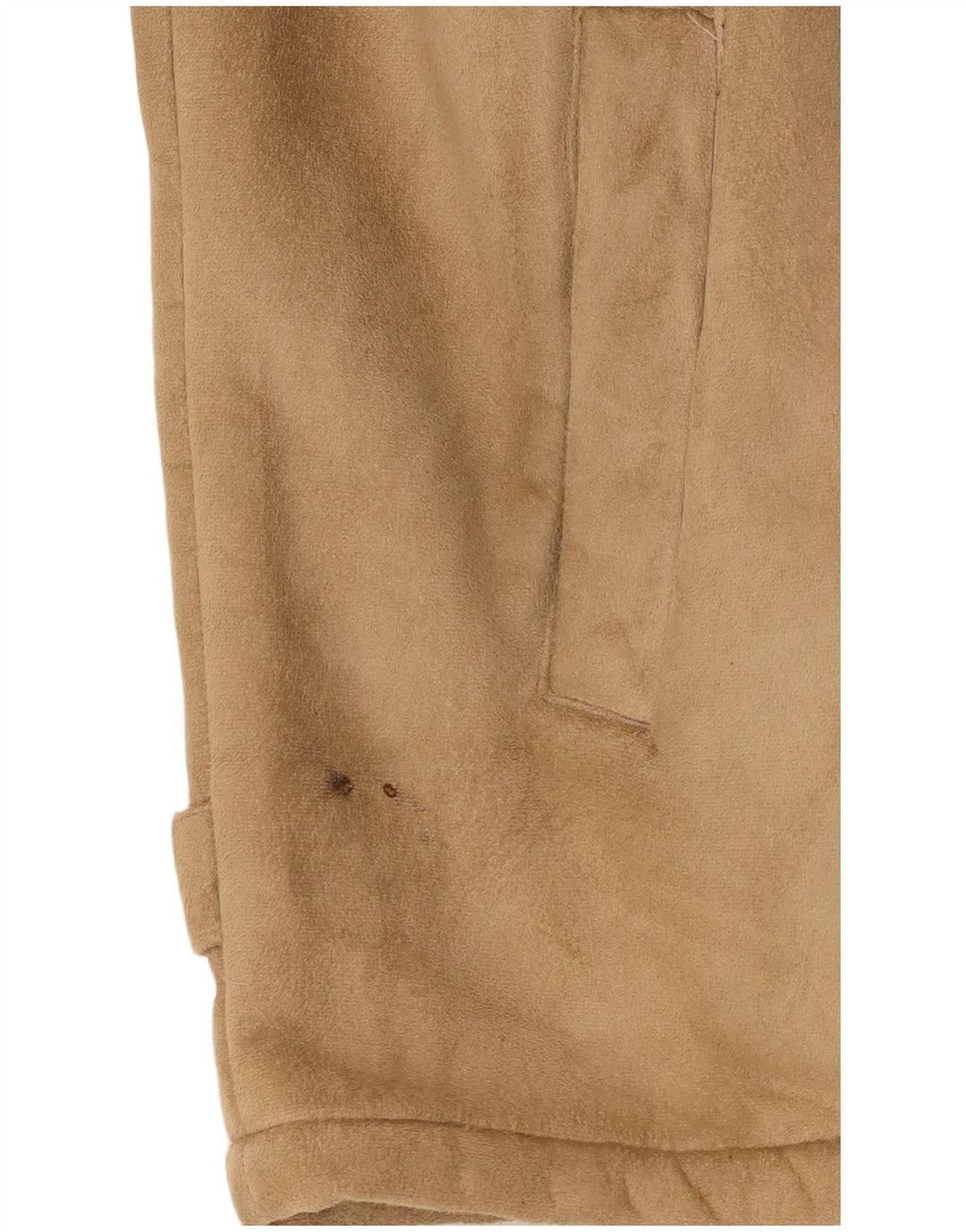 Vintage Mens Sherpa Jacket UK 42 XL Beige Polyester