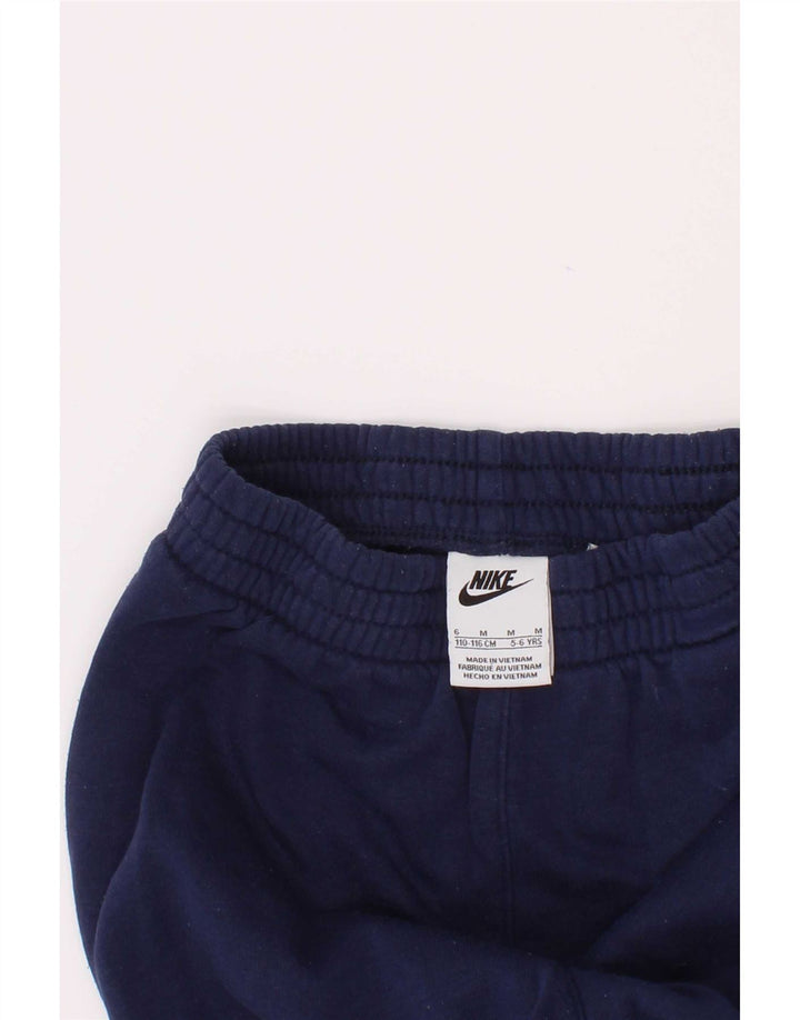 Nike Boys Graphic Tracksuit Trousers Joggers 5-6 Years Medium Navy Blue