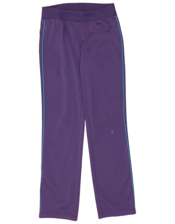 Puma Womens Tracksuit Trousers UK 10 Small  Purple Polyester