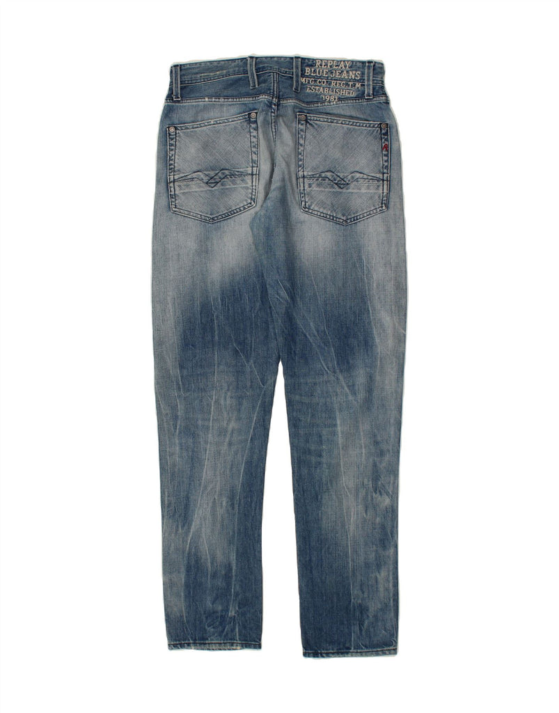 REPLAY Mens Tomlin Slim Jeans W31 L32  Blue Cotton Vintage Replay and Second-Hand Replay from Messina Hembry 