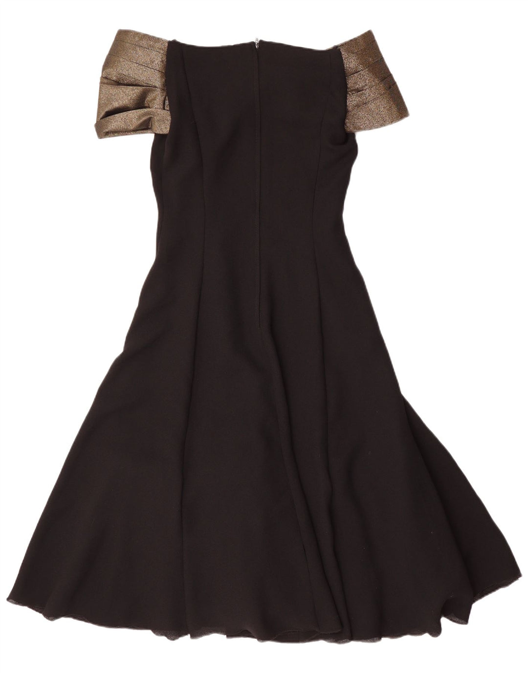 Yessica Womens Off Shoulder Dress EU 36 Small Black Colourblock Polyester