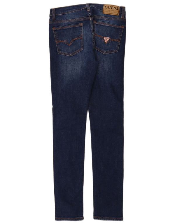 Guess Girls Skinny Jeans 13-14 Years W28 L31 Navy Blue Cotton