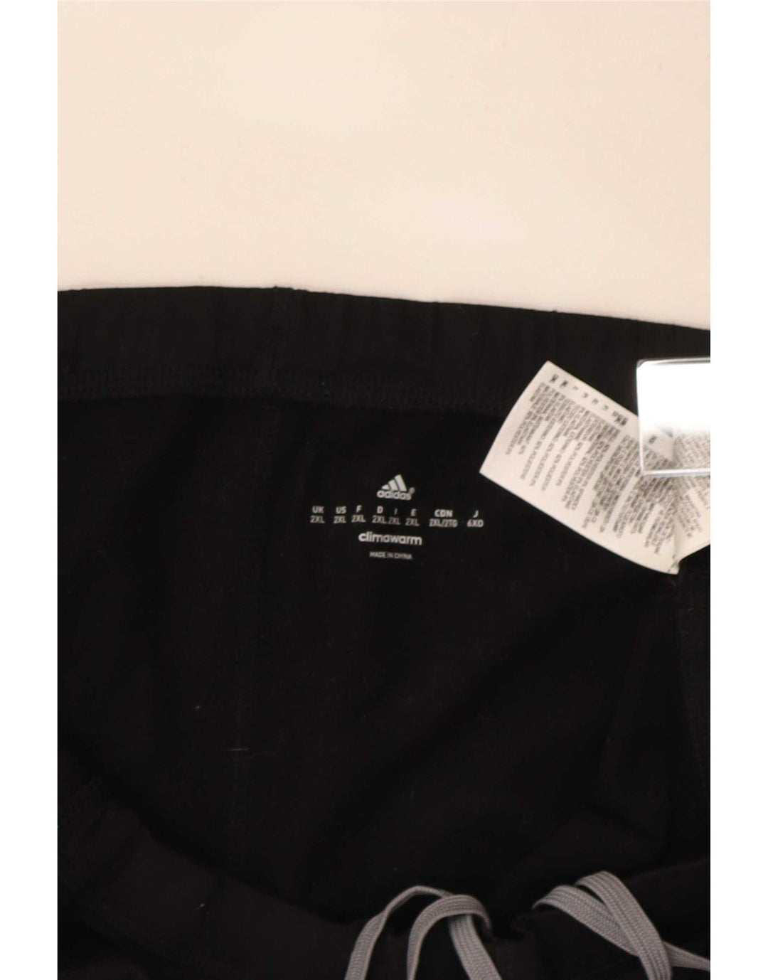 Adidas Mens Climawarm Tracksuit Trousers 2XL Black Polyester