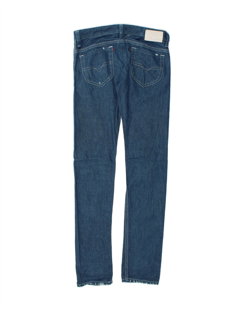 DIESEL Mens Thanaz Distressed Slim Skinny Jeans W30 L34 Blue Cotton Vintage Diesel and Second-Hand Diesel from Messina Hembry 