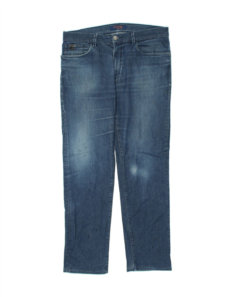 TRUSSARDI Mens Slim Jeans W36 L30 Blue | Vintage Trussardi | Thrift | Second-Hand Trussardi | Used Clothing | Messina Hembry 