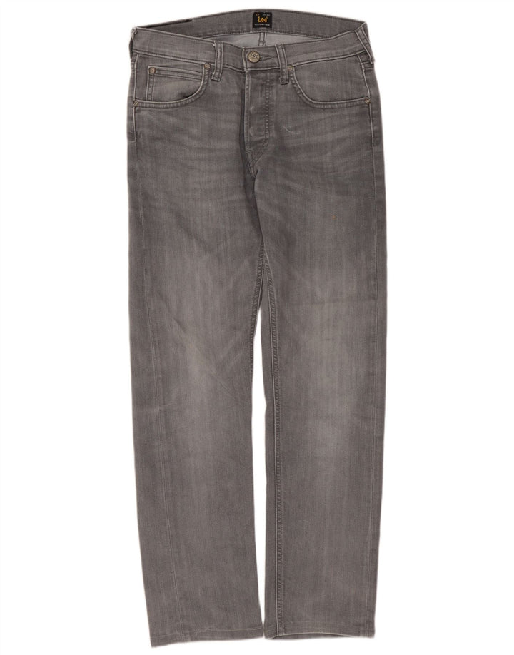 LEE Womens Daren Slim Jeans W29 L28 Grey Cotton