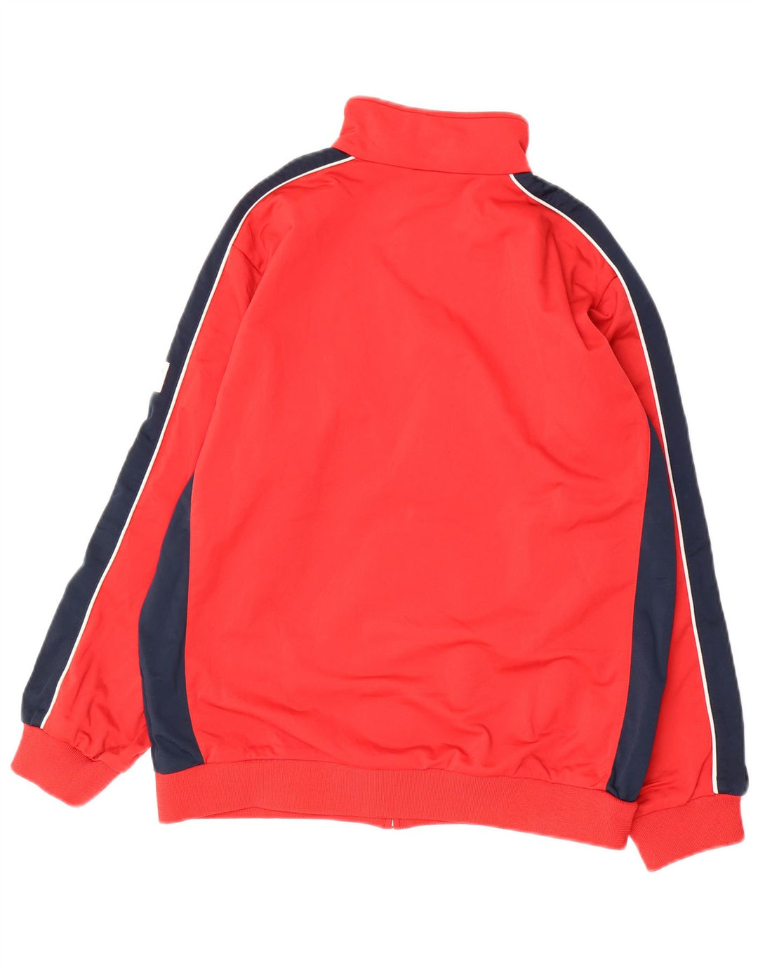 CHAMPION Boys Graphic Tracksuit Top Jacket 13-14 Years XL  Red Colourblock