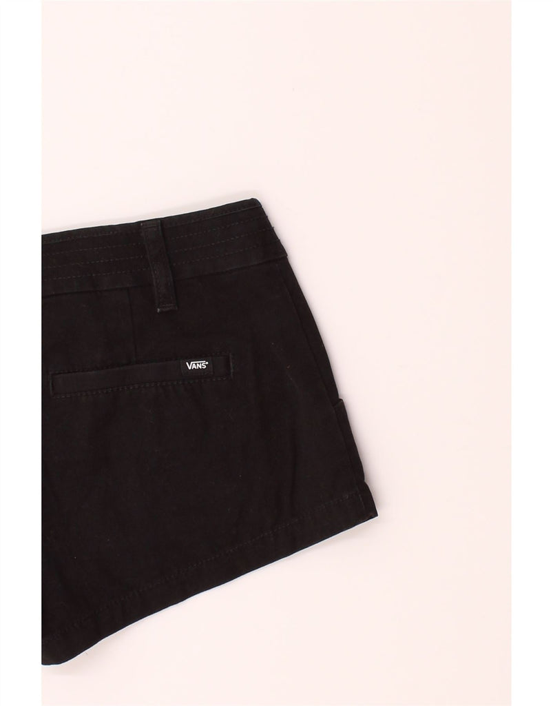 VANS Womens Casual Shorts US 0 XS W28 Black Cotton Vintage Vans and Second-Hand Vans from Messina Hembry 