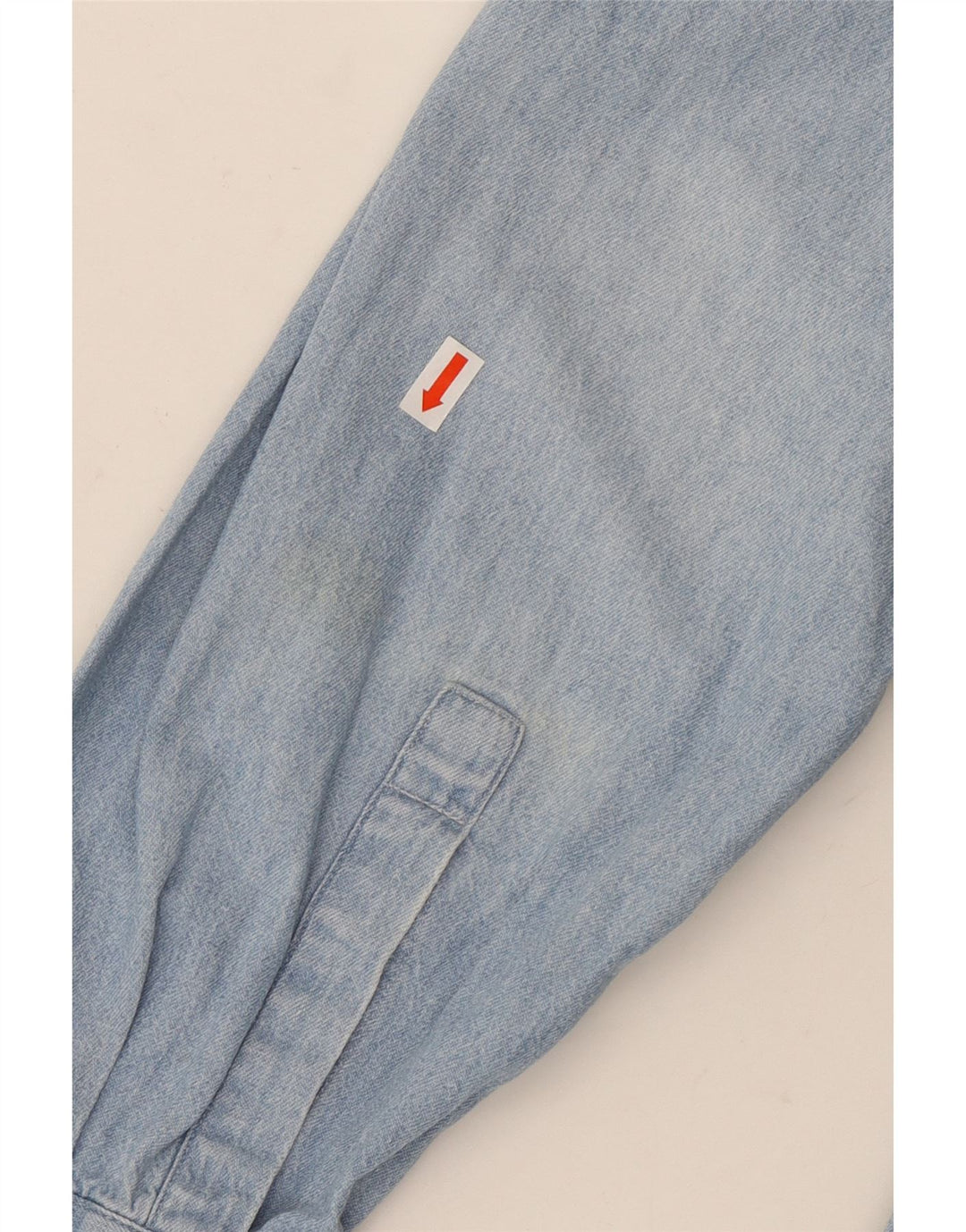 WAMPUM Mens Denim Shirt XL Blue