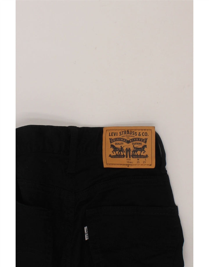 LEVI'S Boys 511 Slim Jeans 9-10 Years W25 L25 Black Cotton Vintage Levi's and Second-Hand Levi's from Messina Hembry 