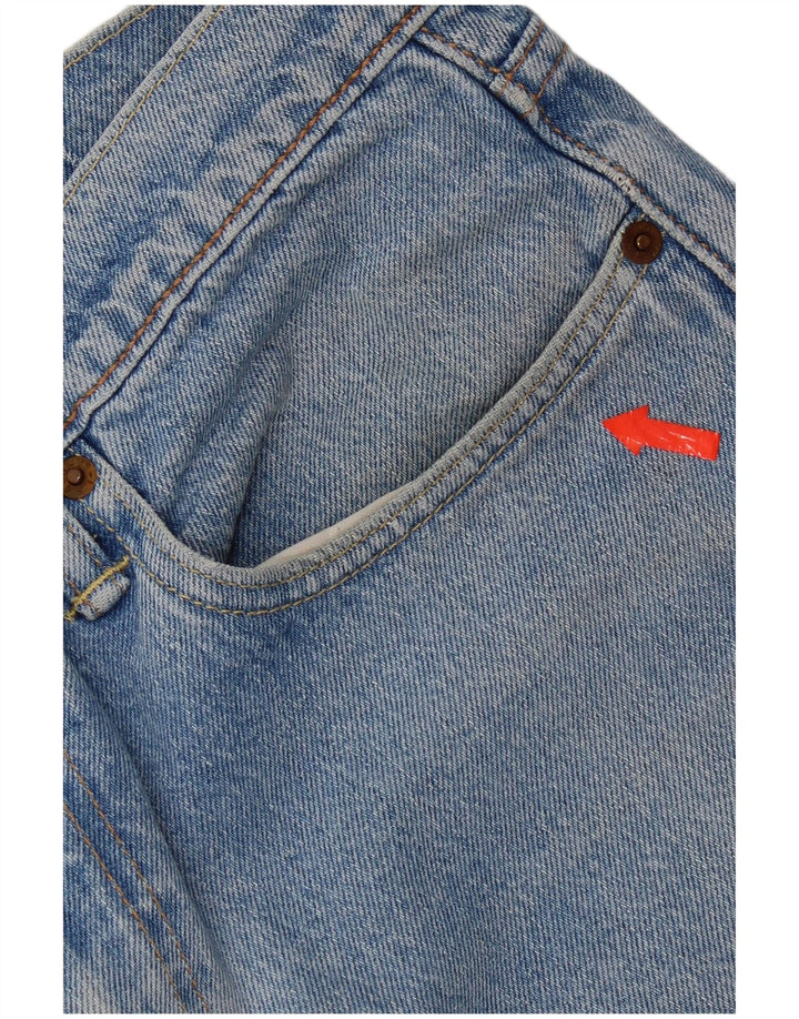 Levi's Womens 512 Slim Tapered Jeans W32 L28 Blue Cotton