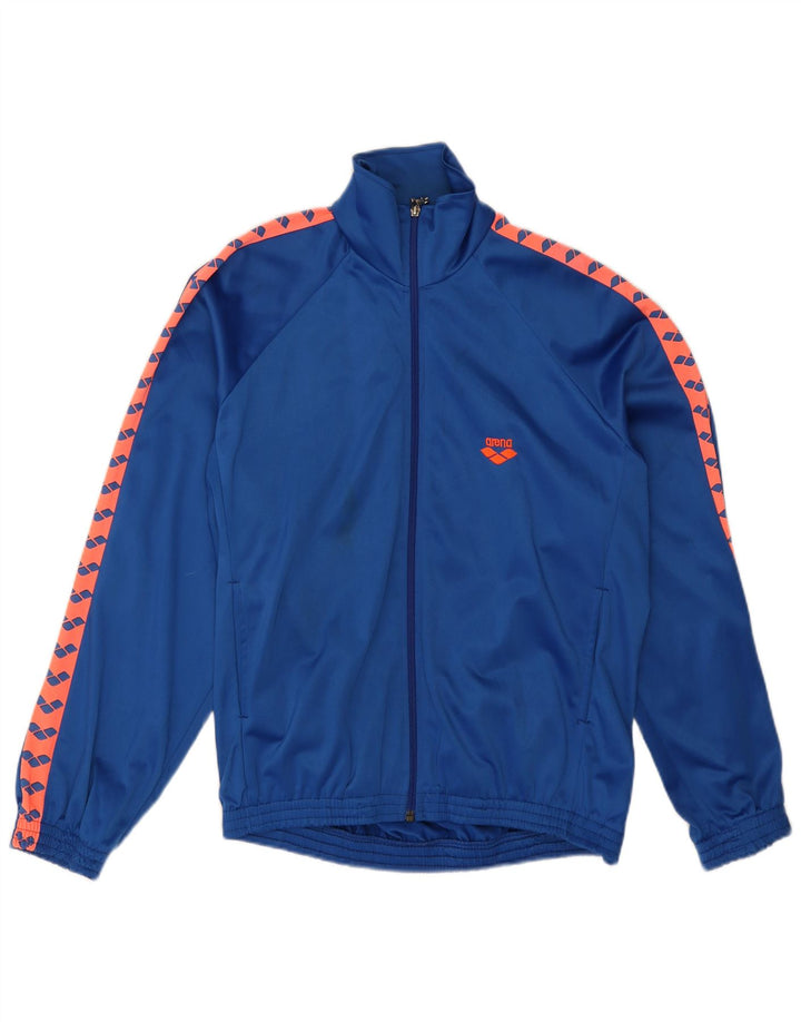 Arena Mens Tracksuit Top Jacket Medium Blue