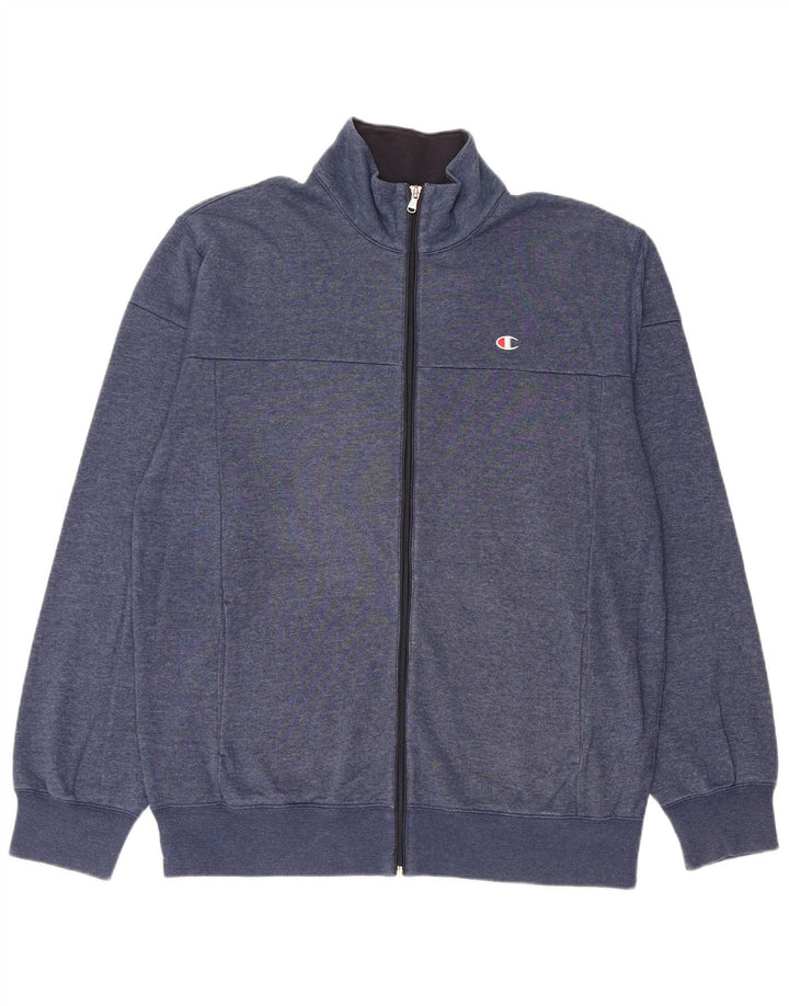 CHAMPION Mens Tracksuit Top Jacket 2XL Navy Blue