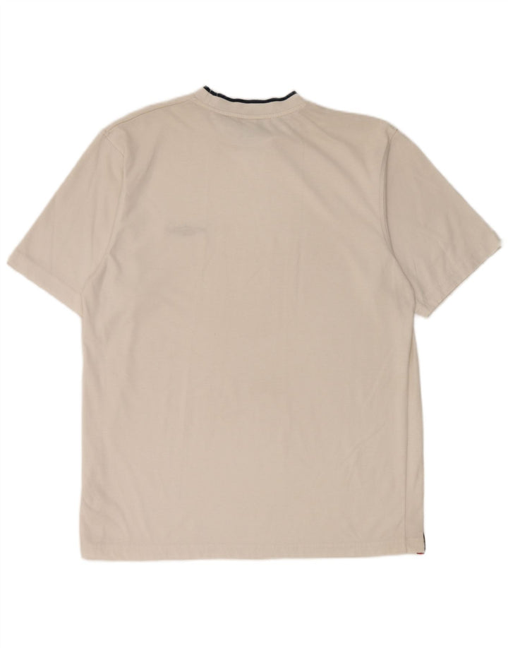 Umbro Mens T-Shirt Top Large White Polyester