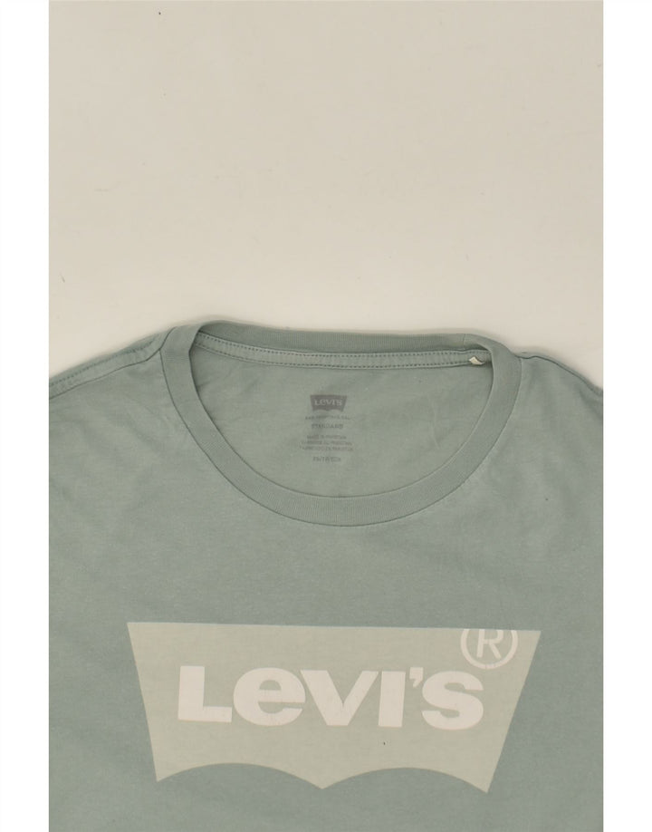 LEVI'S Mens Standard Graphic T-Shirt Top XS Green Cotton | Vintage Levi's | Thrift | Second-Hand Levi's | Used Clothing | Messina Hembry 