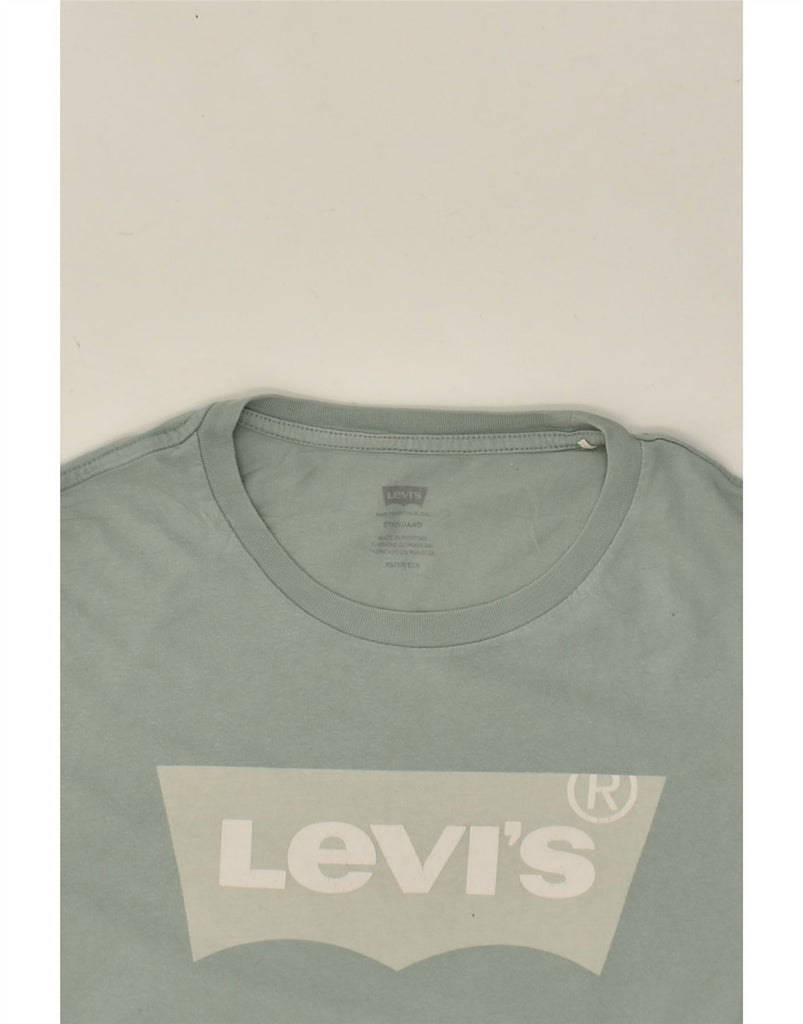 LEVI'S Mens Standard Graphic T-Shirt Top XS Green Cotton | Vintage Levi's | Thrift | Second-Hand Levi's | Used Clothing | Messina Hembry 