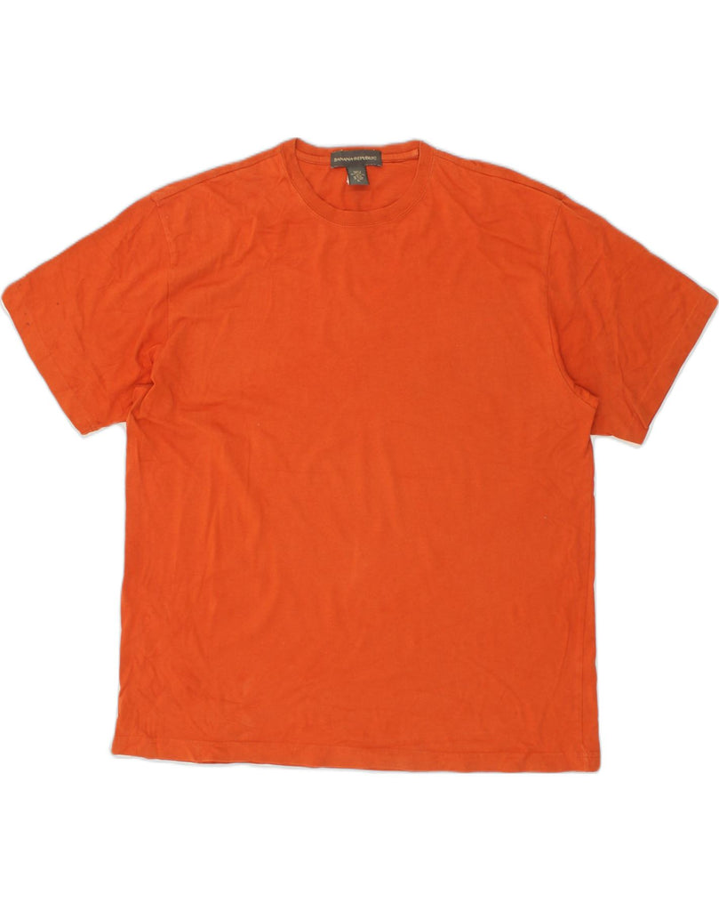 BANANA REPUBLIC Mens T-Shirt Top XL Orange Cotton | Vintage Banana Republic | Thrift | Second-Hand Banana Republic | Used Clothing | Messina Hembry 