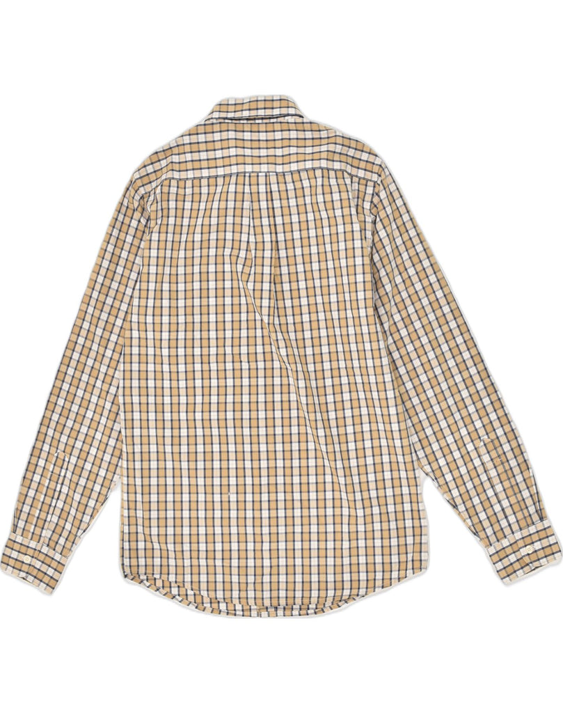 DOCKERS Mens Shirt Small Beige Check Cotton | Vintage Dockers | Thrift | Second-Hand Dockers | Used Clothing | Messina Hembry 