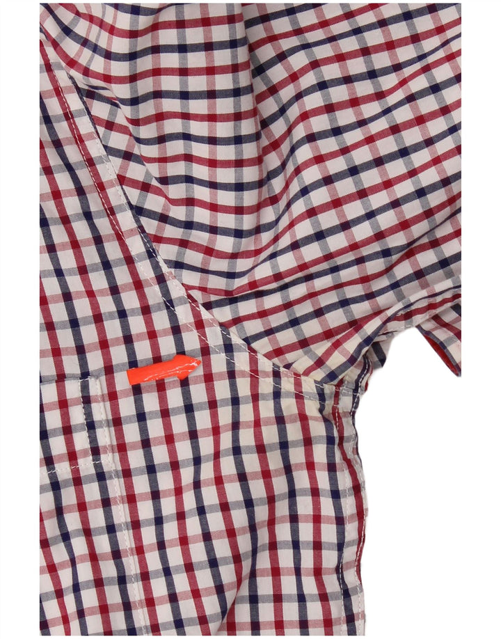 Fila Mens Shirt Medium Multicoloured Check Cotton