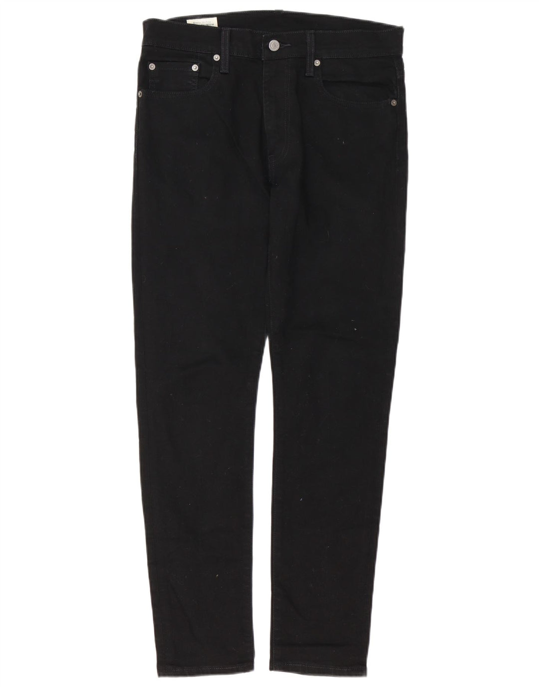 Levi's Mens 512 Slim Tapered Jeans W32 L29 Black Cotton
