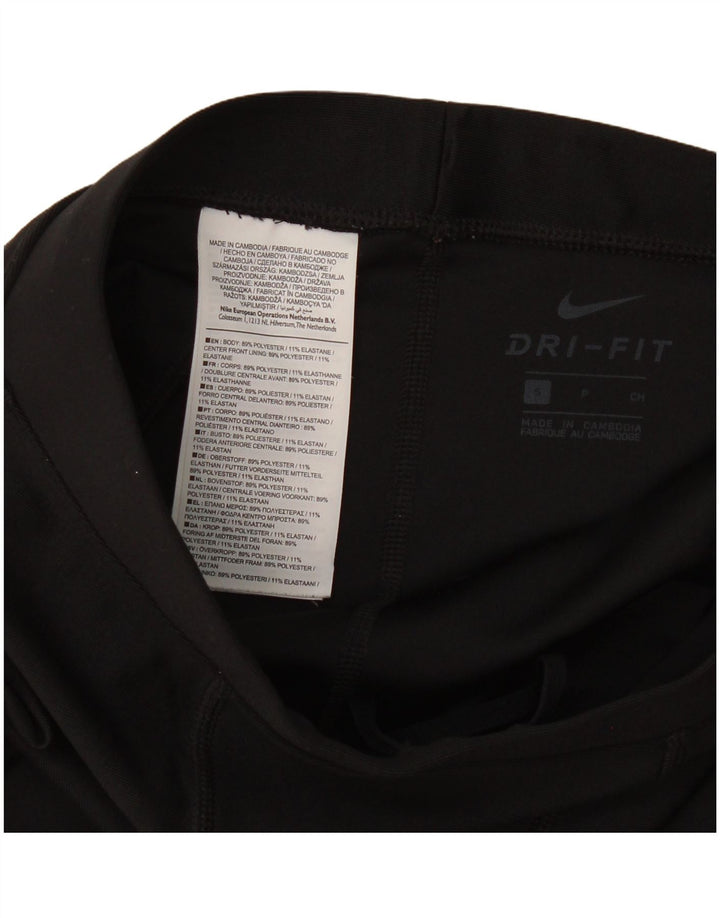 Nike Mens Dri Fit Leggings Small Black Polyester