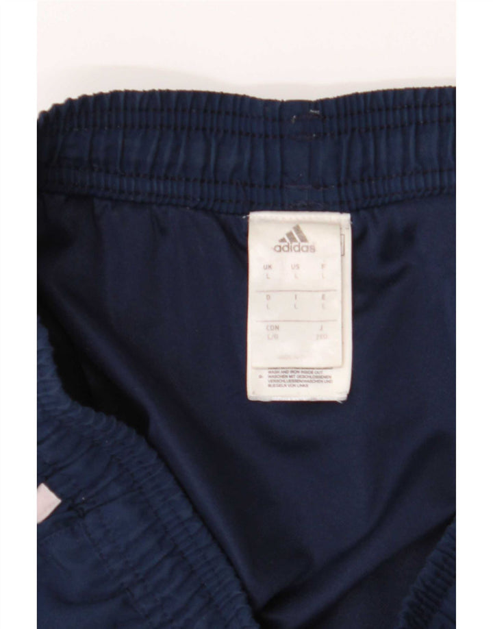 Adidas Mens Munster Rugby Sport Shorts Large Navy Blue Polyester