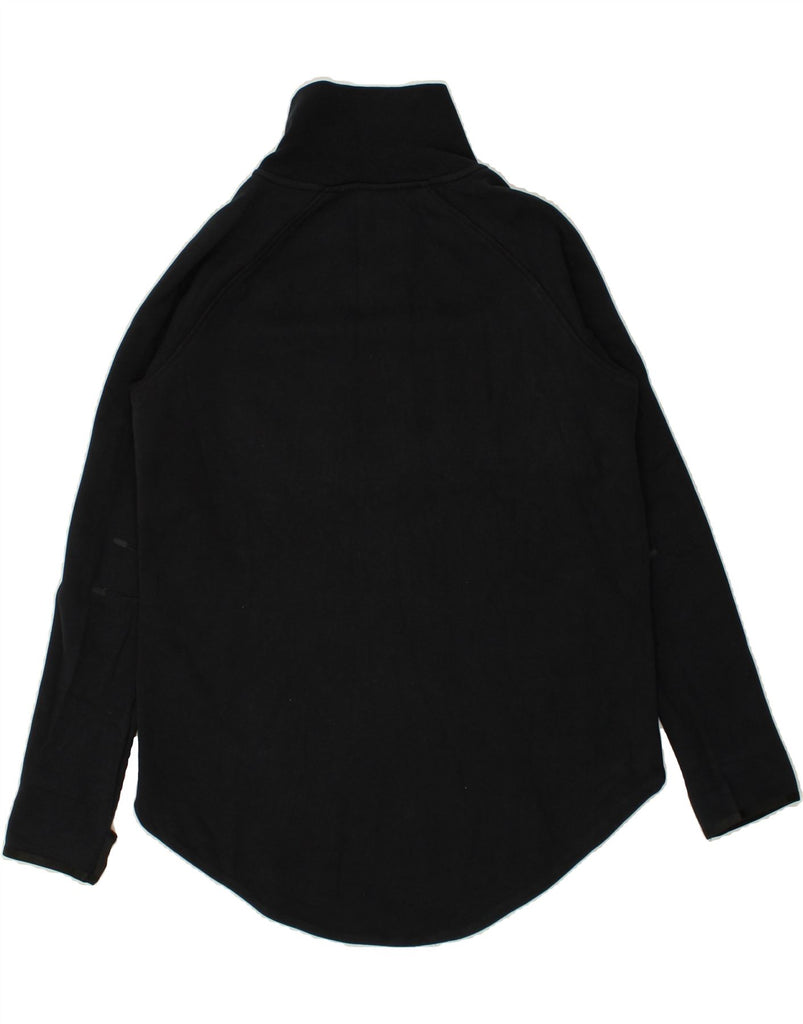 NIKE Womens Graphic Tracksuit Top Jacket UK 16 Large Black Cotton | Vintage Nike | Thrift | Second-Hand Nike | Used Clothing | Messina Hembry 