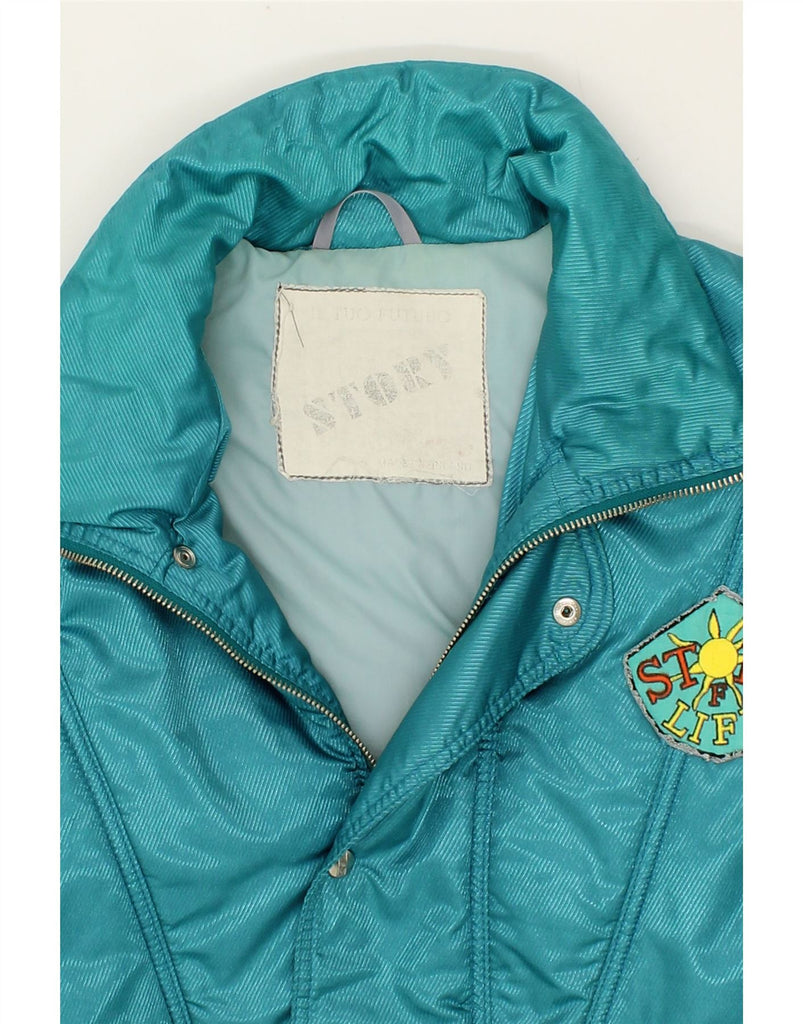 VINTAGE Mens Windbreaker Jacket UK 42 XL Blue Vintage Vintage and Second-Hand Vintage from Messina Hembry 