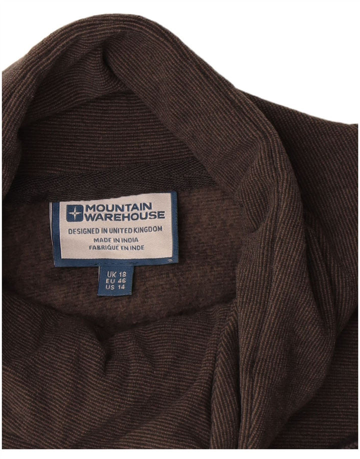 Mountain Warehouse Womens Roll Neck Sweatshirt Jumper UK 18 XL Grey