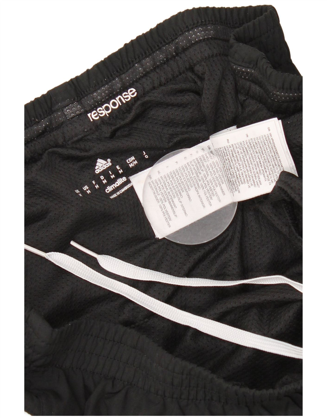 ADIDAS Womens Climalite Sport Shorts Medium  Black Polyester